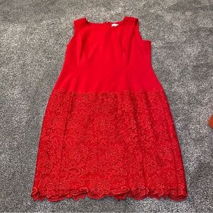 Calvin Klein (Macy’s) red dress. Size 14